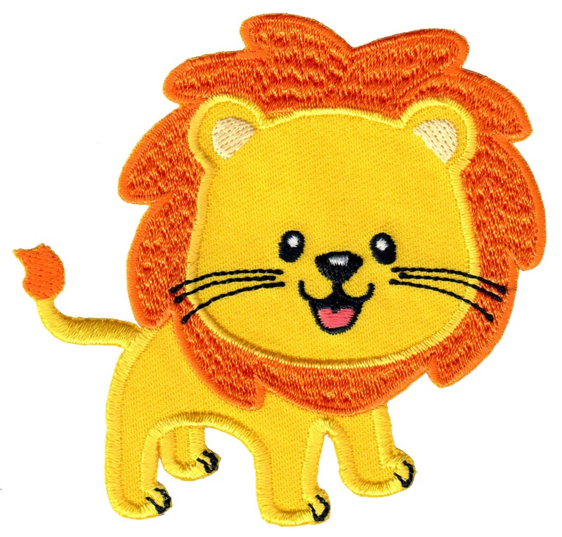 PatchMommy Lion Patch, Iron On/Sew On - Appliques for Kids Children - Image 1